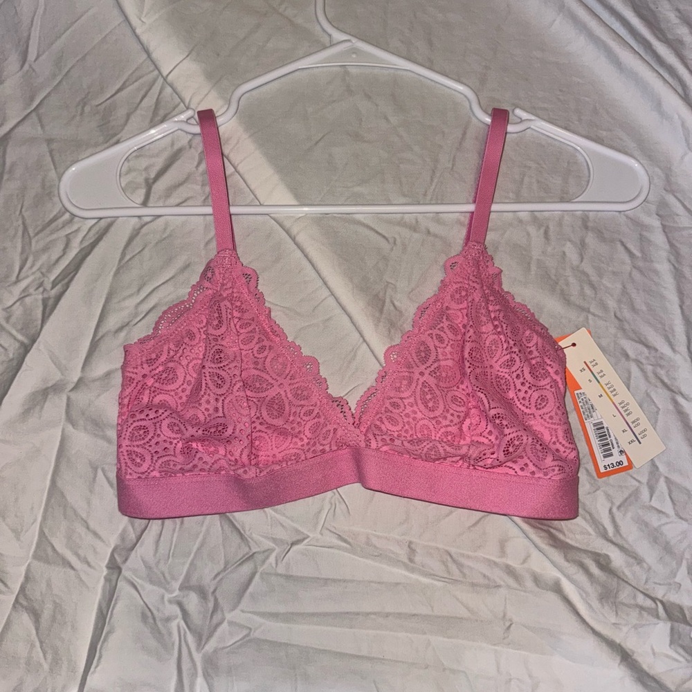 Colsie Pink Lace Bralette